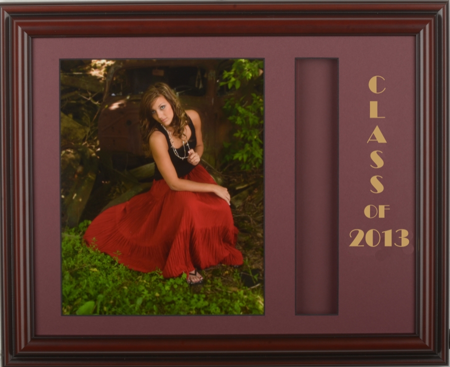 Brandy Graduation Tassel frame:Holds an 8x10 image and a tassel 2013